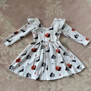 Monica and Andy Halloween Double Ruffle Dress